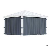 Rideaux pour tonnelle de jardin Dallas Pour tonnelle 4.3 x 4.3 m