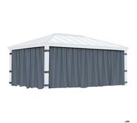 Rideaux pour tonnelle de jardin Dallas Pour tonnelle 4.3 x 6 m