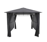 Rideaux pour tonnelle omelya Ardoise pour omelya 3x3m - Hespéride