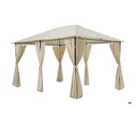 Hespéride - Rideaux pour tonnelle Santorini Écru (6 Rideaux)