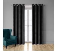 Rideaux, stores DecoByZorlu LEEDS Noir 140x250 cm