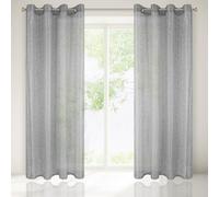 Rideaux sur armatures 140x250 Amanda argent Eurofirany