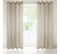 Rideaux sur armatures 140x250 Amanda beige Eurofirany
