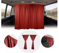 Rideaux sur mesure pour Fiat Talento cabine Séparation Protection solaire rouge