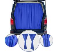 Rideaux sur mesure protection solaire pour Nissan Interstar H3 hayon rideaux bleu foncé