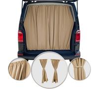 Rideaux sur mesure Protection solaire pour Opel Movano H2 Hayon Rideaux Beige