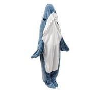 RIdelf Couverture de Requin à Capuche for Femmes, Kigurumi for Hommes, avec Manches, Couverture de Requin Portable, Pyjama Doux (Color : A, Size : 190X90cm)