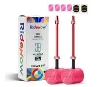 RideNow Lot de 2 chambres à air en TPU 700C - Compatible avec 700 x 28/30/32/35/38C - 39 g - Ultra léger - Avec valve Presta en métal de 85 mm