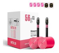 RideNow Lot de 2 chambres à air en TPU compatibles avec les vélos électriques et VTT 29 x 1,9-2,5 - 56 g - Ultra légères - Avec valve Presta 45 mm