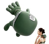 RIDEONMOP Massage Master pour épaule, cou, jambes, masseur shiatsu dos et cou pour soulager la douleur des tissus profonds, massage électrique 4D, coussin de massage électronique cadeau pour homme