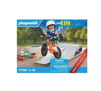 PLAYMOBIL 71798 Snowboarder avec Rampe de Glisse