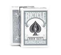 Rider Back Silver BICYCLE cards