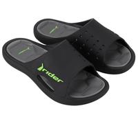 Rider Homme Bay XIV AD Slide Sandal, Black/Grey/Green, 43 EU