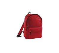 Rider - Sac à Dos en Polyester 600D, Rouge, Résistant