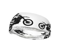 Rider Silhouette Healthy Sports Bandeau décoratif tendance sport absorbant la transpiration, bonne élasticité, peut être utilisé en toutes saisons, aussi bien pour les hommes que les femmes. La