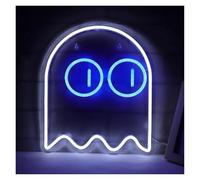Riderai enseigne lumineuse au néon Ghost Gaming pour enseigne lumineuse LED au néon alimentée par pour USB