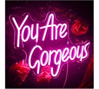 Riderai enseigne lumineuse au néon Lampe « Tu es merveilleux » pour chambre, bar, magasin, décoration, enseigne lumineuse