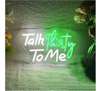 Riderai enseigne lumineuse au néon Luminaires Parler Trente-moi Moi Signe Néon 30e Anniversaire Léger Décor De Fête(1)