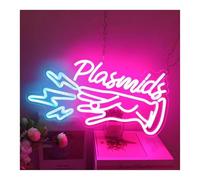 Riderai enseigne lumineuse au néon Plasmide pour enseigne au néon Salle de jeux animée Café Internet Salle de jeux pour Man Cave Bar Aire de jeux Enfants