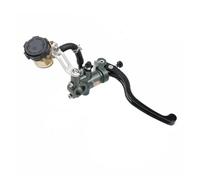 Riderai Leviers d'embrayage de moto Embrayage de frein à montage radial universel pour moto, compatible avec le guidon du maître-cylindre(Right 16mm Grey)