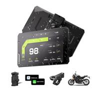 RiderNav R7X Écran Moto sans Fil pour Apple CarPlay & Android Auto, Support à Libération Rapide, Écran 7" 1200 Nits 60fps, Étanchéité IP69K, Contrôle de Caméra d'action, Ajustement Universel