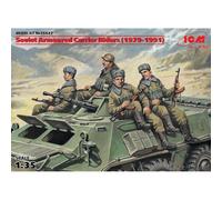 Riders Soviétique Véhicules Blindés De Transport De 1979 À 1991 (4 X Figures) - Icm Icm35637