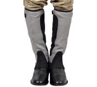 Riders Trend 100800241-BLKGRY-S Mini Chaps S/Mollet 31-36 cm/Hauteur 38 cm