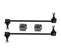 RIDEX 1097S0149 Jeu Kit de réparation suspension du stabilisateur des deux côtés de l'Avant avec bielle/barre de poussée Compatible avec RENAULT Duster HM