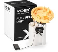 RIDEX 1382F0207 Unité d'injection de carburant électrique avec capteur de niveau de carburant avec joints avec deux prises Compatible avec VW Golf 7 3/5 portes 5G1, BQ1, BE1, BE2 Diesel