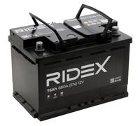 RIDEX 1S0009 Batterie de Démarrage 12V 75Ah 680A EN pour VW Tiguan I (5N) Crafte