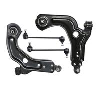 RIDEX 2905L0028 Jeu Kit bras de suspension des deux côtés de l'Avant avec kit de vis de fixation avec bielle/barre de poussée pour FORD Fiesta Mk4 3/5 portes (JAS, JBS)