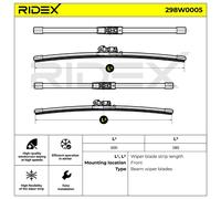RIDEX 298W0005 Essuie-glace