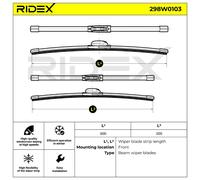 RIDEX 298W0103 Essuie-glace