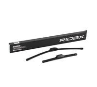 RIDEX Balai d'essuie-glace Jeu de Lame d'essuie-glace avec spoiler Avant | Version: Balai d'essuie-glace plat Sans Cadre | Longueur 1: 550mm | Longueur 2: 340mm 298W0233