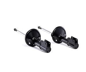 RIDEX 2x Amortisseur Avant 2x Jeu, Pression de gaz Compatible avec RENAULT Sandero/Stepway II B8 Logan I Berline LS Sandero/Stepway I BS Logan I Break KS Logan Pick-up US Logan Express US