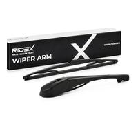 RIDEX 301W0049 Bras d'essuie-glace Arrière avec balai d'essuie-glace intégré avec cache Compatible avec OPEL Zafira B A05