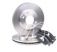 RIDEX 3405B0283 Jeu Disques et plaquettes de freins Avant sans accessoires sans vis/boulons Compatible avec PEUGEOT 205 II 3/5 portes