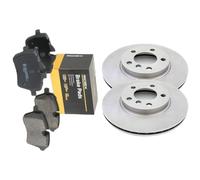 RIDEX 3405B1964 Set d'essieu Disques et plaquettes de freins Avant La photo correspond au contenu de la livraison sans vis/boulons Compatible avec MINI Countryman R60