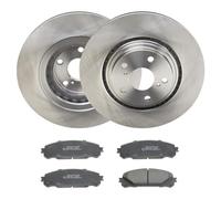 RIDEX 3405B2067 Set d'essieu Disques et plaquettes de freins Avant sans vis/boulons Compatible avec TOYOTA RAV 4 IV ZSA4, ALA4