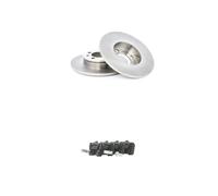 RIDEX 3405B2494 Set d'essieu Disques et plaquettes de freins Arrière sans vis/boulons Compatible avec MG MGF RD