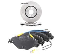 RIDEX 3405B2779 Set d'essieu Disques et plaquettes de freins Avant sans vis/boulons Compatible avec CITROËN C5 II 5 portes RC