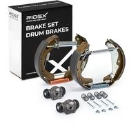 RIDEX 3859B0257 Kit de freins à tambour Arrière avec levier avec cylindre de roue avec accessoires Compatible avec CHEVROLET Aveo/Kalos 3/5 portes T250, T255