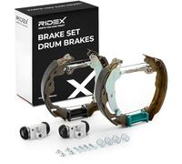 RIDEX 3859B0328 Kit de freins à tambour Arrière avec cylindre de roue avec levier frein à main Compatible avec TOYOTA Yaris 3/5 portes P1