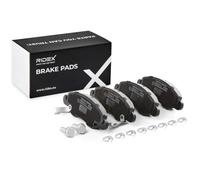 RIDEX 402B0212 Set d'essieu Plaquettes de frein Avant Compatible avec OPEL Agila A H00