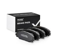 RIDEX 402B0241 Set d'essieu Plaquettes de frein Avant avec accessoires