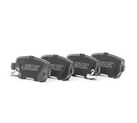 RIDEX 402B1368 Set d'essieu Plaquettes de frein Arrière avec accessoires avec vis d'étrier de frein avec tôle anti-bruit Compatible avec OPEL Zafira B A05