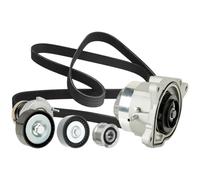 RIDEX 4172P0021 Pompe à eau + kit de courroie d'accessoire mécanique commandé par dépression avec pompe à eau Contrôler et changer roue libre alternateur si nécessaire pour VW Golf VI 3/5 portes (5K1)