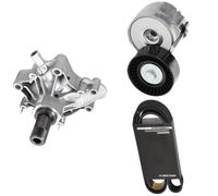 RIDEX 4172P0047 Pompe à eau+Jeu de courroie trapézoïdale à nervures