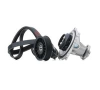 RIDEX 4172P0050 Pompe à eau+Jeu de courroie trapézoïdale à nervures