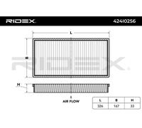 RIDEX 424I0256 Filtre d'habitacle